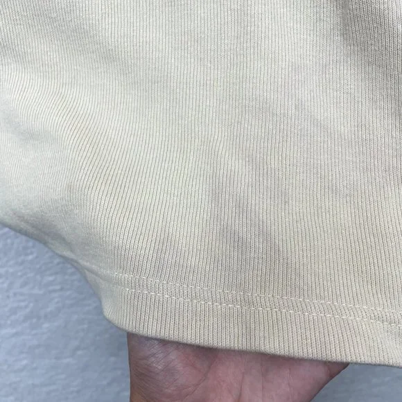 Y2K Vintage Southpole Sweater Mens XL Tan Beige Rib Knit Logo Skater Grunge - Picture 9 of 16